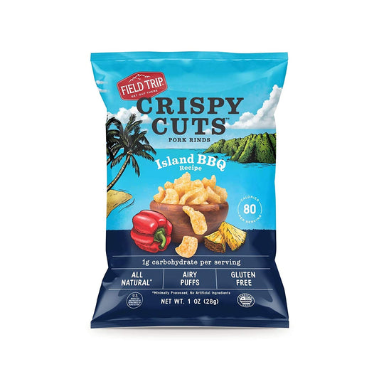 Field Trip | Island BBQ Pork Rinds Gluten Free, Paleo, Keto Friendly 1.0 oz