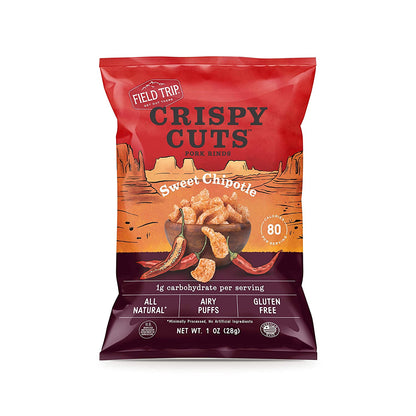 Field Trip | Sweet Chipotle Pork Rinds Gluten Free, Paleo, Keto Friendly 1.0 oz