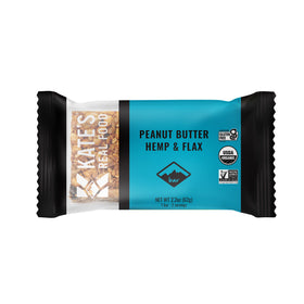 Kate's Real Food | Organic Gluten-Free Peanut Butter Hemp & Flax Bar (2.2 oz)