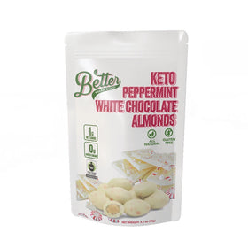 Better Than Good - Keto Peppermint White Chocolate Almonds (3.5oz)