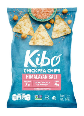 Chips de garbanzos Kibo Sal del Himalaya 1 oz Sin gluten