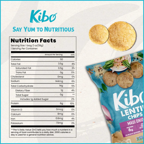 KIBO Maui Saveur d'oignon Plante sans gluten et sans OGM 1 oz