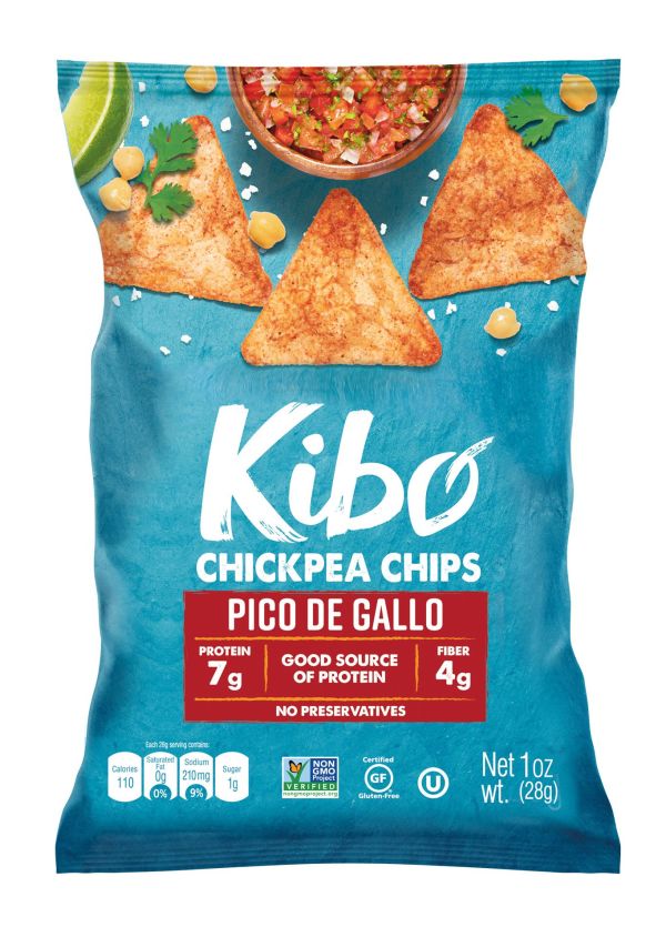 Chips de pois chiches Kibo - Pico De Gallo sans gluten et à base de plantes 1 oz