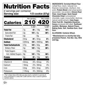 Lenny & Larry's Double Chocolate Cookie 2 oz Gluten Free