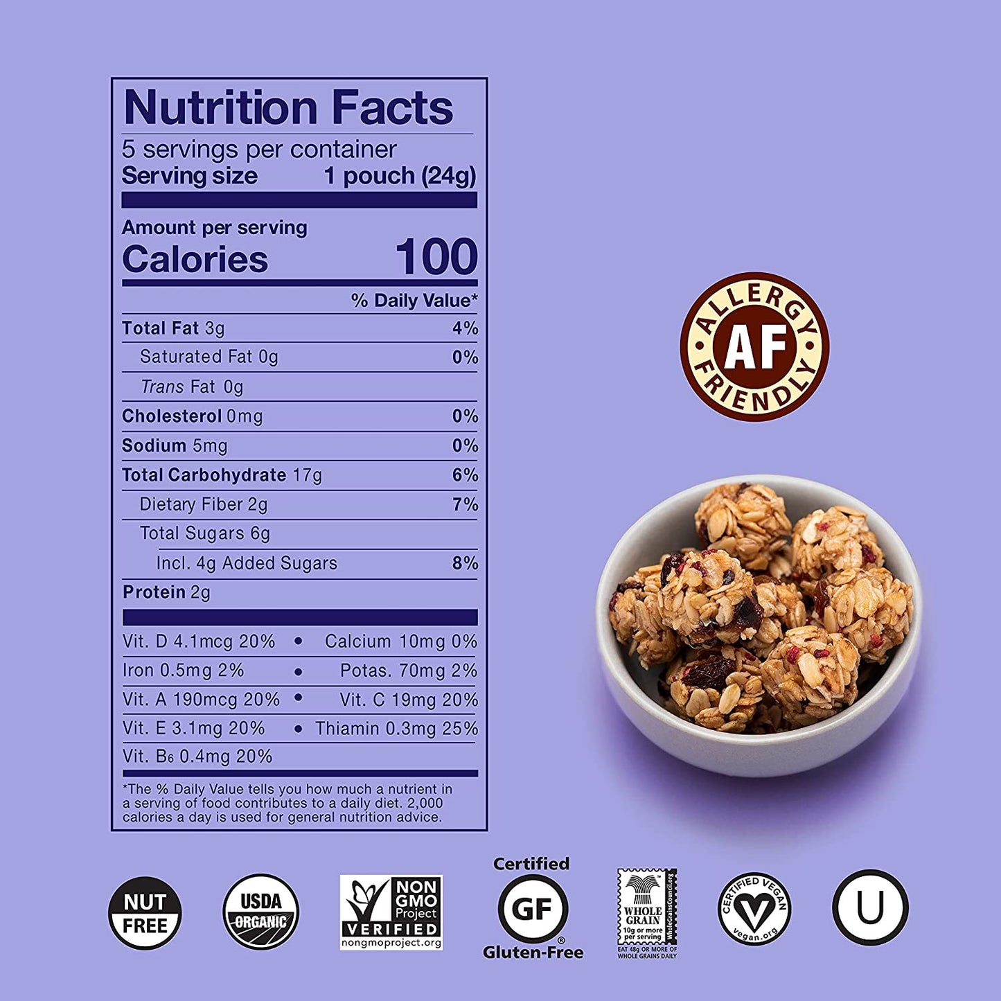 MadeGood Mixed Berry Granola Minis 0.8 oz