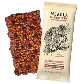 Mezcla | Mexican Hot Chocolate | Vegan Plant Protein Bar - 1.40 oz
