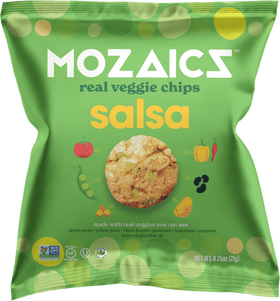 Mozaics Salsa Chips 0,75 oz de vraies chips végétariennes