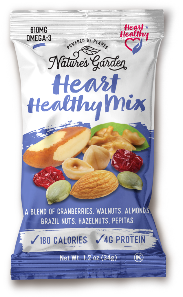 Nature's Garden Heart Healthy Mix 1.2 oz Vegan