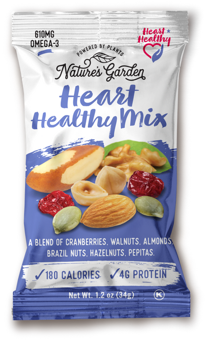 Nature's Garden Heart Healthy Mix 1.2 oz Vegan