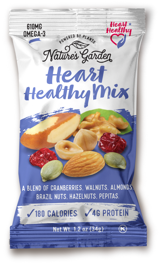 Nature's Garden Heart Healthy Mix 1.2 oz Vegan