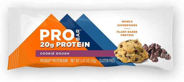 Pro Bar - Barre protéinée de base, pâte à biscuits, sans OGM 2,47 oz
