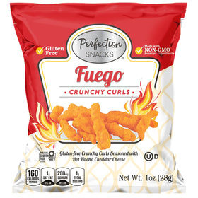 Perfection Snacks Fuego Crunchy Curls, Gluten Free 1 oz