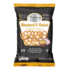 Perfection Snacks Mustard & Onion Pretzel Twists 7 oz
