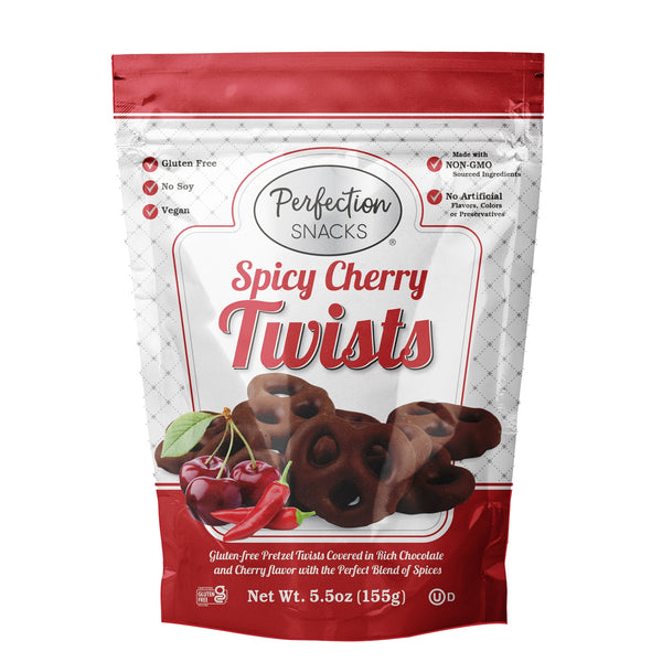 Perfection Snacks Spicy Cherry Twists 5.5 oz