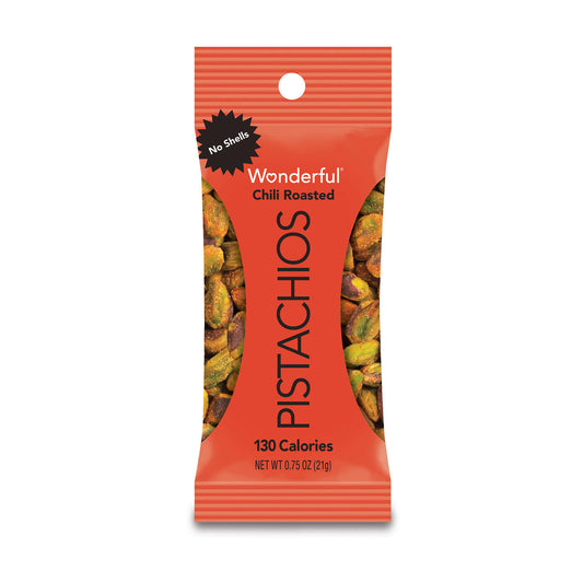 Pistachios Chili Roasted No Shells 0.75 oz Gluten Free