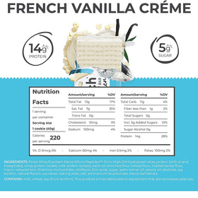 Barres de gaufrettes protéinées Power Crunch Crème à la vanille française 1,41 oz sans gluten