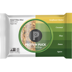Protein Puck Good Vibes Mini barres protéinées 1,34 oz NON OGM
