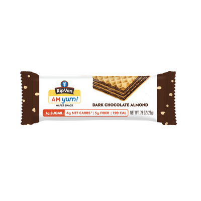 Rip Van Wafer Snack Ah Yum! Dark Chocolate Almond Bar (0.78 oz)