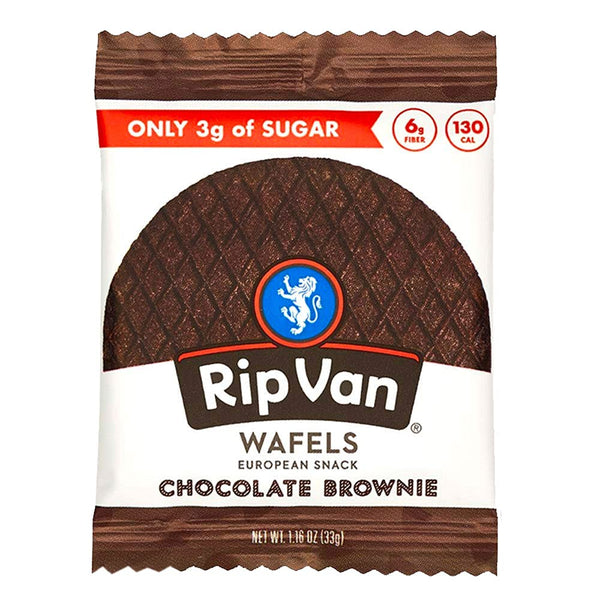 Rip Van Wafels Snack Wafels Chocolate Brownie (1.16 oz)