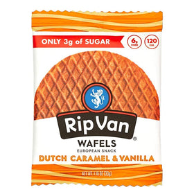 Rip Van Wafels Snack Wafels Caramelo holandés y vainilla (1.16 oz)