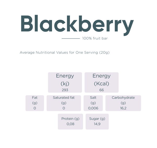 Barra de frutas Mixmey Apple Blackberry 0.71 oz