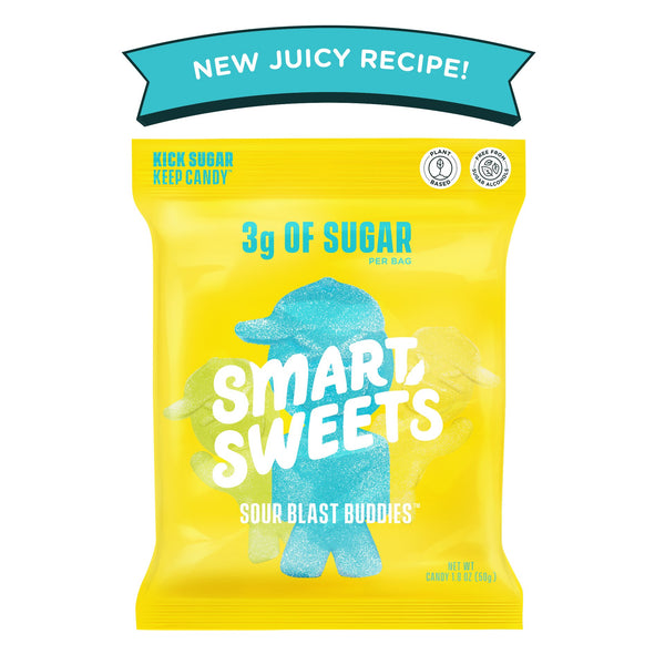 SmartSweets Sour Blast Buddies, Candy with Low Sugar 1.8 oz