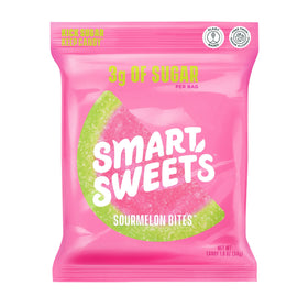 SmartSweets Sourmelon Bites, caramelo con bajo contenido de azúcar 1.8 oz