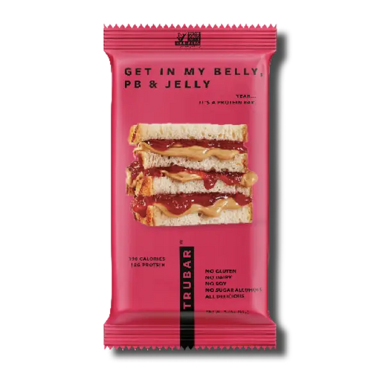 TRUWOMEN TRUBAR Get In My Belly PB & Jelly Plant Fueled Protein Bar (1.76 oz)