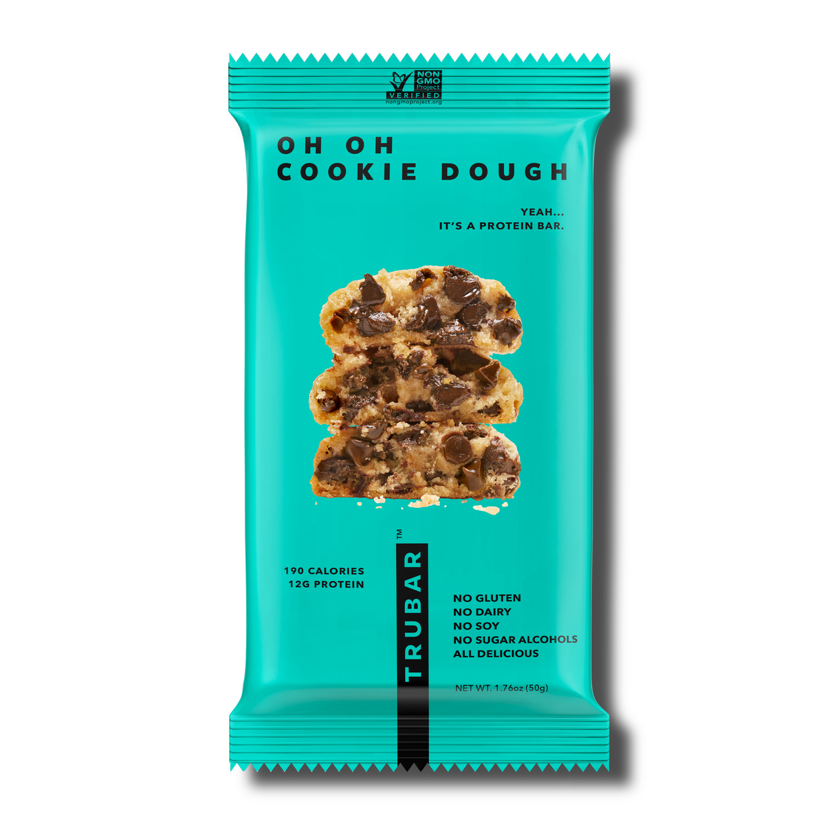 TRUWOMEN TRUBAR Oh Oh Cookie Dough Plant Fueled Protein Bar (1.76 