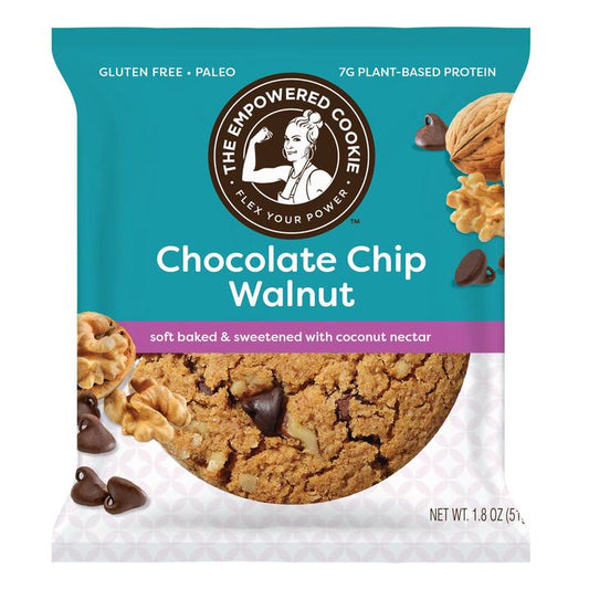 The Empowered Cookie | Chocolate Chip Walnut 1.8 oz Gluten Free