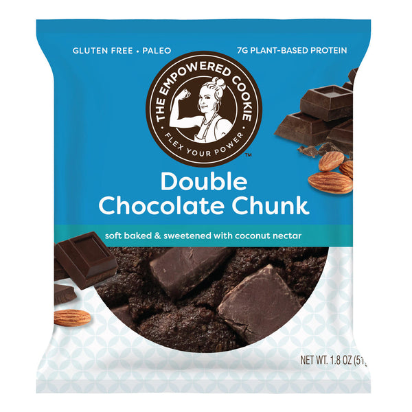 The Empowered Cookie | Double Chocolate Chunk 1.8 oz Gluten Free