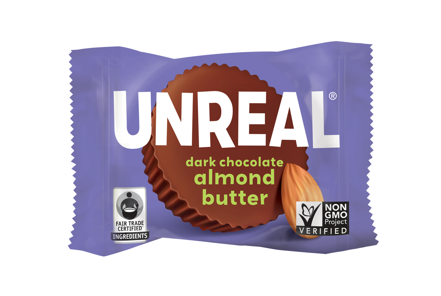 UNREAL | Dark Chocolate Almond Butter Cup Vegan Gluten-Free (0.53 oz)