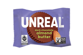 IRREAL | Taza de mantequilla de almendras y chocolate amargo vegana sin gluten (0.53 oz)