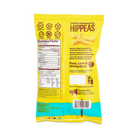 HIPPEAS Choux de pois chiches biologiques Cheddar blanc végétalien (1,5 oz)