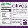 Veggicopia | Pitted Olives Keto Tasty Kalamata 1.0 oz