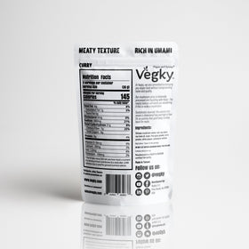 VEGKY | Vegan Shiitake Curry Mushroom Jerky | 2.46 oz NON GMO