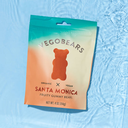 VegoBears Santa Monica Vegan Gummy Bears 4 oz Gluten Free