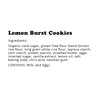 WOW Compañía de repostería | Galleta horneada suave con explosión de limón sin gluten (1 oz)