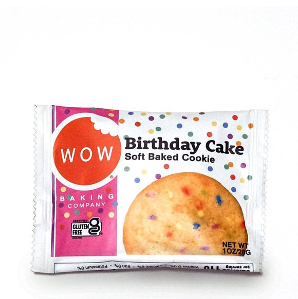 Entreprise de pâtisserie WOW | Gâteau d'anniversaire sans gluten Biscuit moelleux (1 oz)