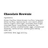 WOW Compañía de repostería | Brownie de chocolate masticable sin gluten y sin OGM (2.75 oz)