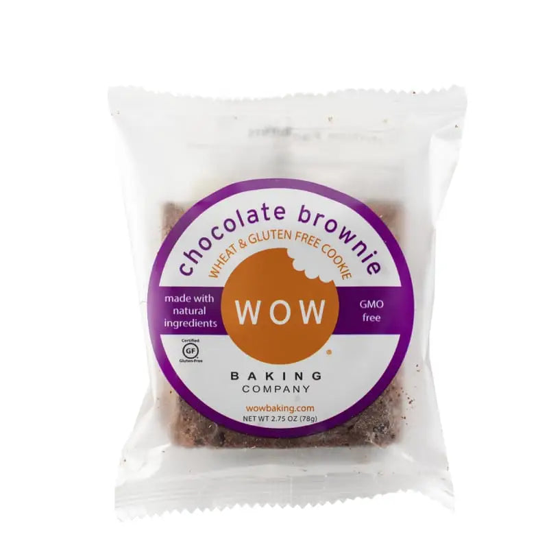 WOW Baking Company | Gluten-Free GMO Free Chewy Chocolate Brownie (2.75 oz)