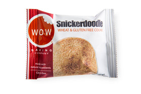 WOW Compañía de repostería | Galleta horneada suave Snickerdoodle sin gluten (1 oz)