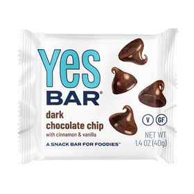 The YES Bar | Dark Chocolate Chip Plant Based Protein 1.4 oz Gluten Free