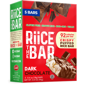 RiiCE the Bar | Dark Chocolate Puffed Rice Bar