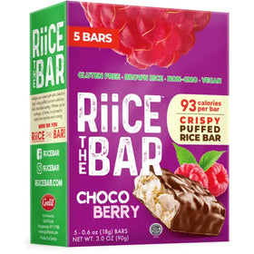 RiiCE the Bar | Choco Berry Puffed Rice Bar