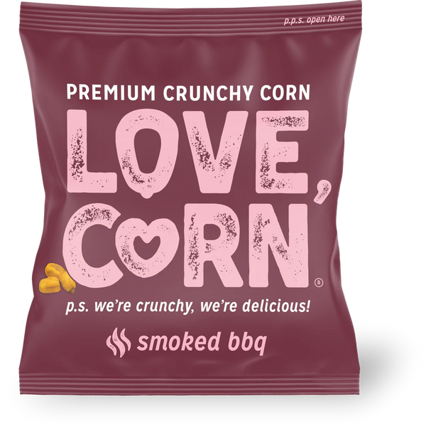 Love Corn | Delicious Crunchy Corn Smoked BBQ Snack | 0.7 oz