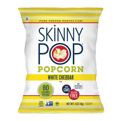 Skinny Pop White Cheddar Popcorn (0.5 oz)