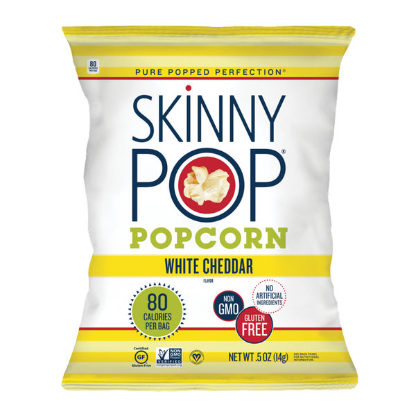 Skinny Pop White Cheddar Popcorn (0.5 oz)