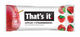 That's it - Apple & Strawberry Mini Fruit Bar - 0.7 oz No Sugar Added